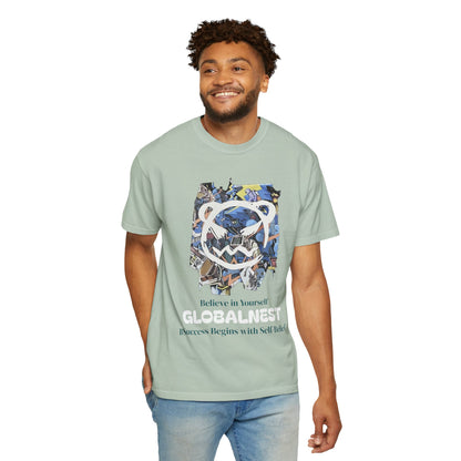 Cartoon Motivational Graphic T-shirt