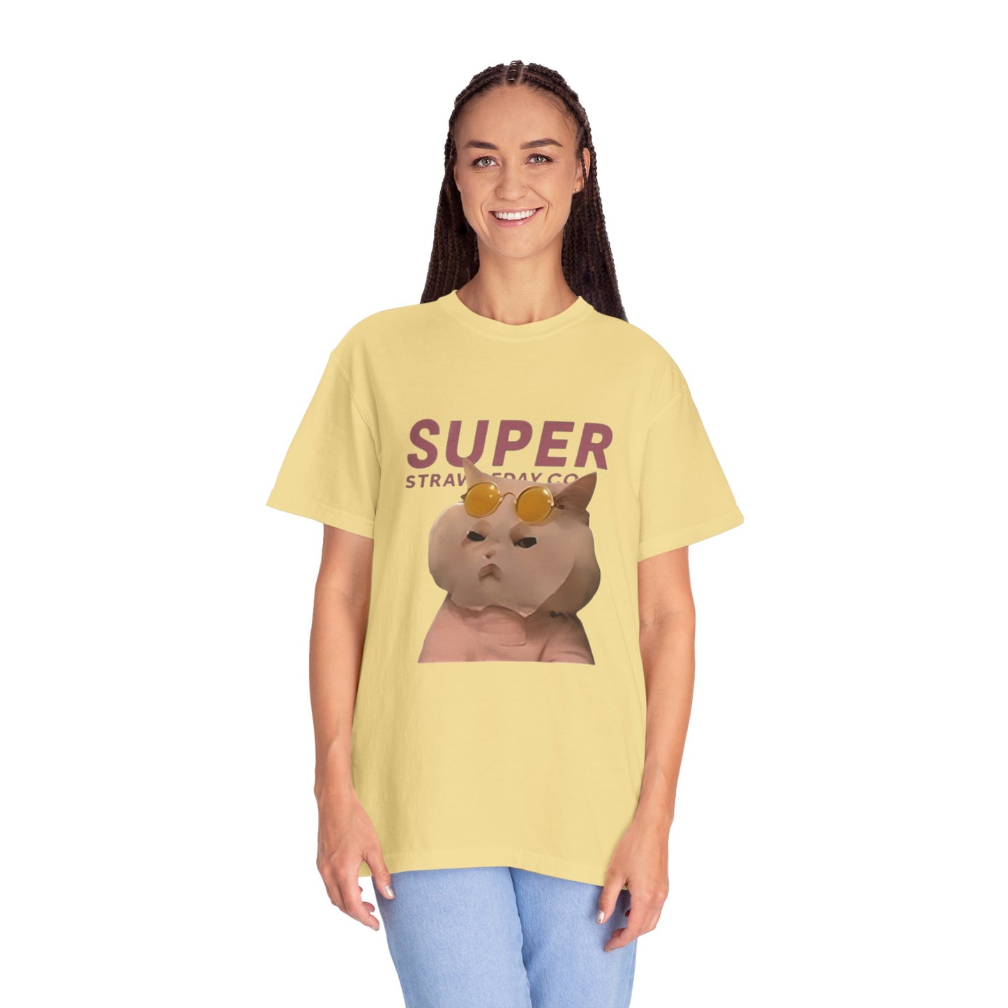 Cartoon Funny Meow Unisex T-Shirt
