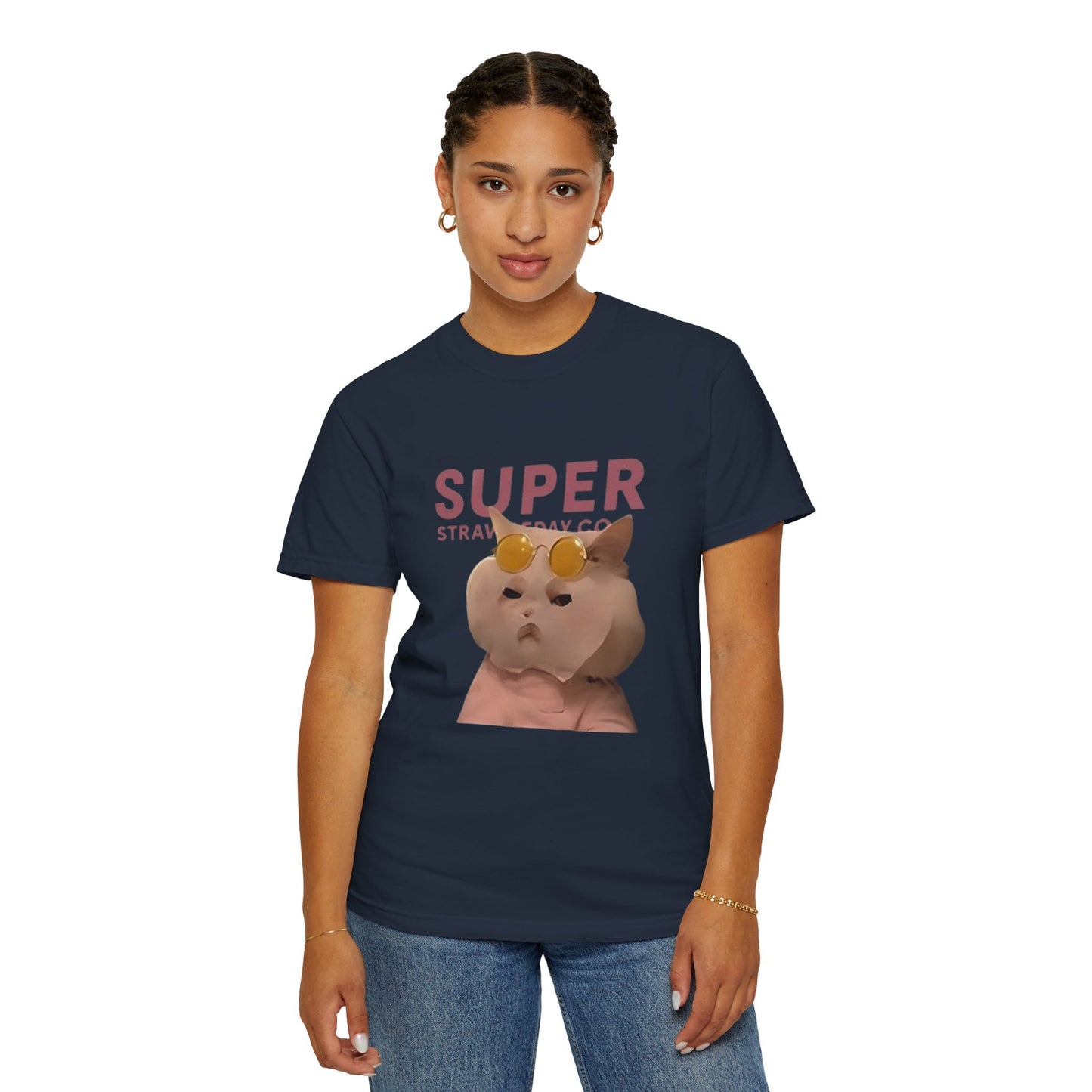 Cartoon Funny Meow Unisex T-Shirt