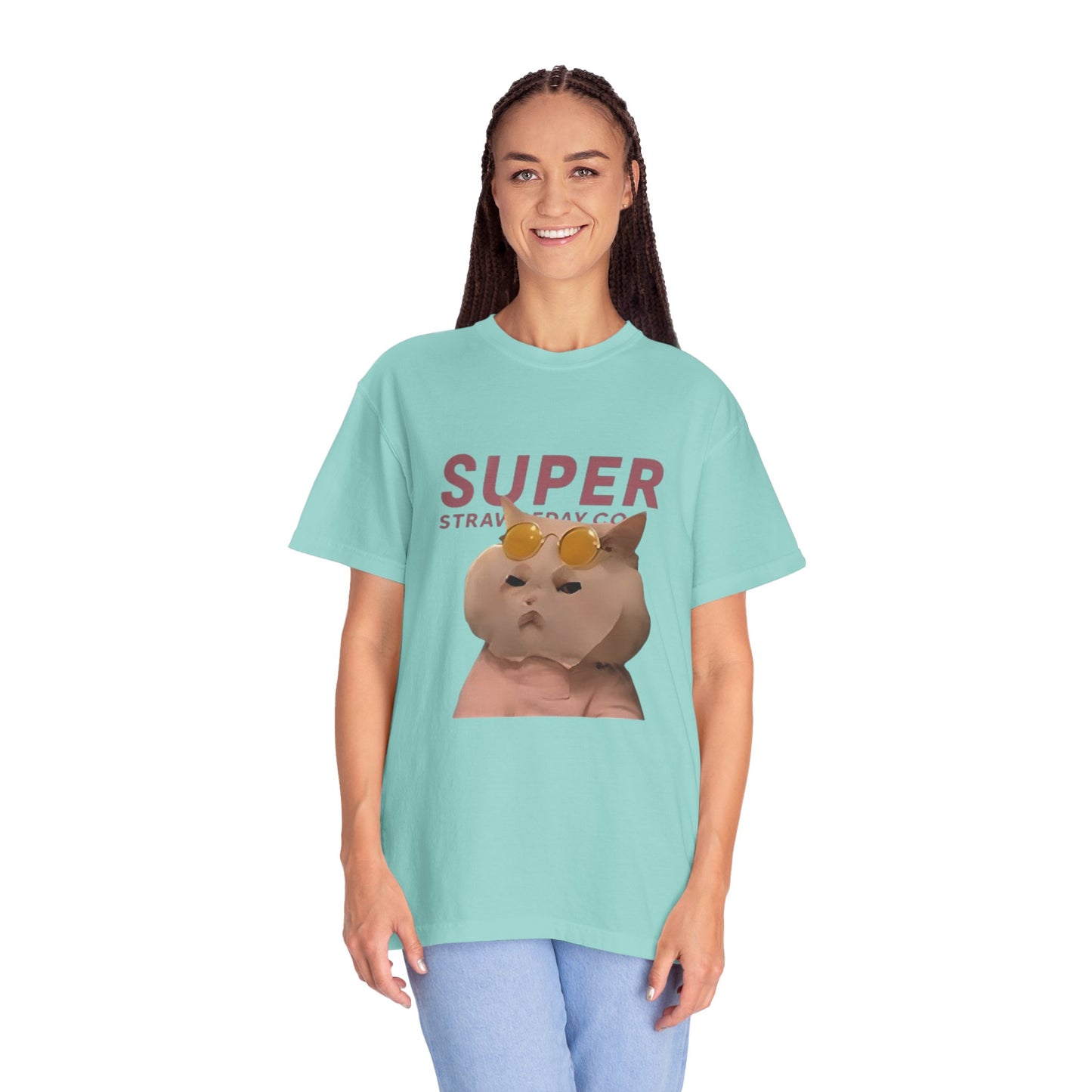Cartoon Funny Meow Unisex T-Shirt