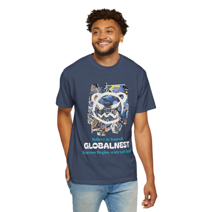 Cartoon Motivational Graphic T-shirt