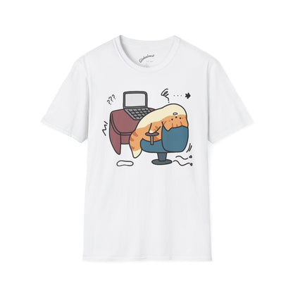 Cartoon Cozy Cat Unisex T-Shirt