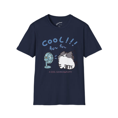 Cartoon Cool Cat Unisex T-Shirt