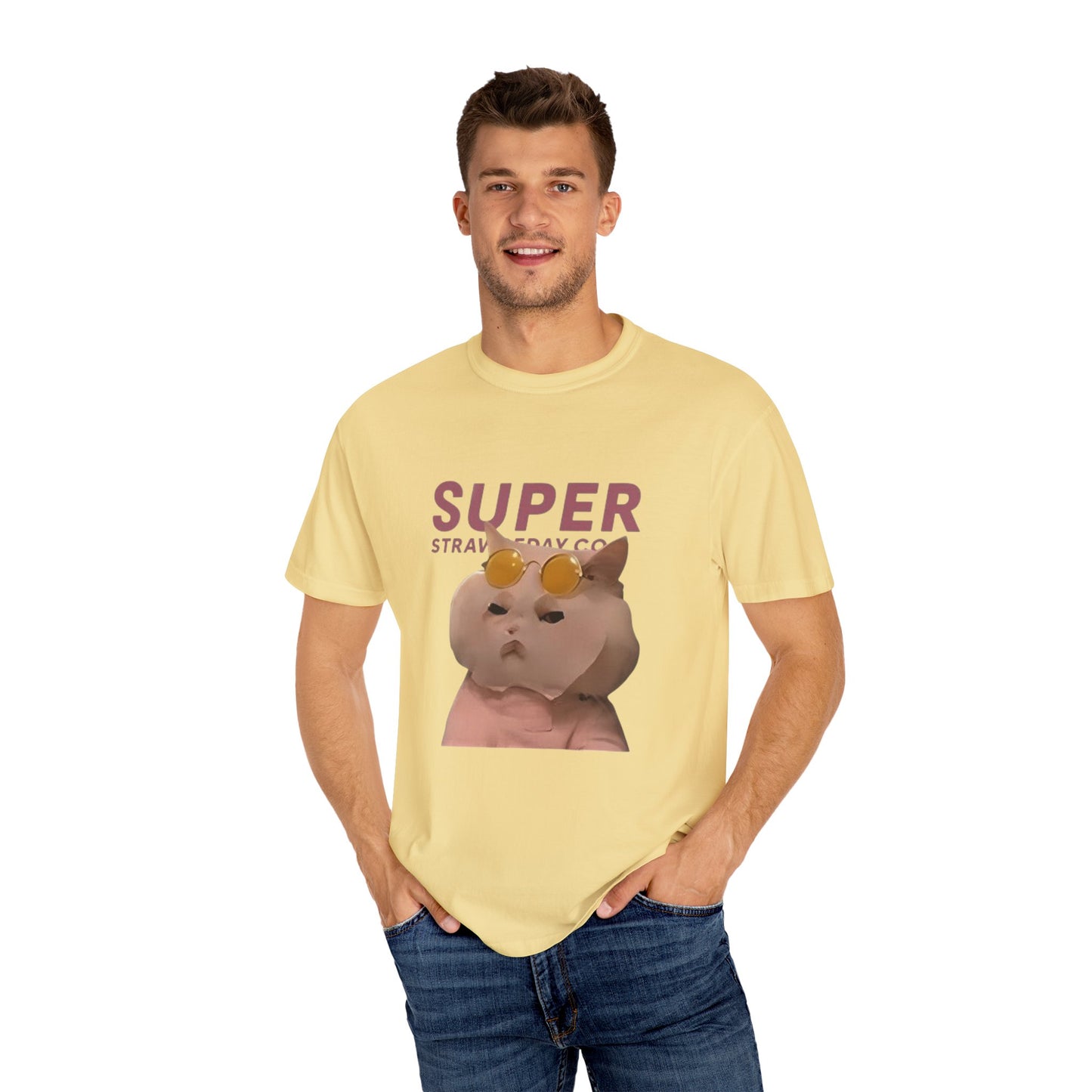Cartoon Funny Meow Unisex T-Shirt