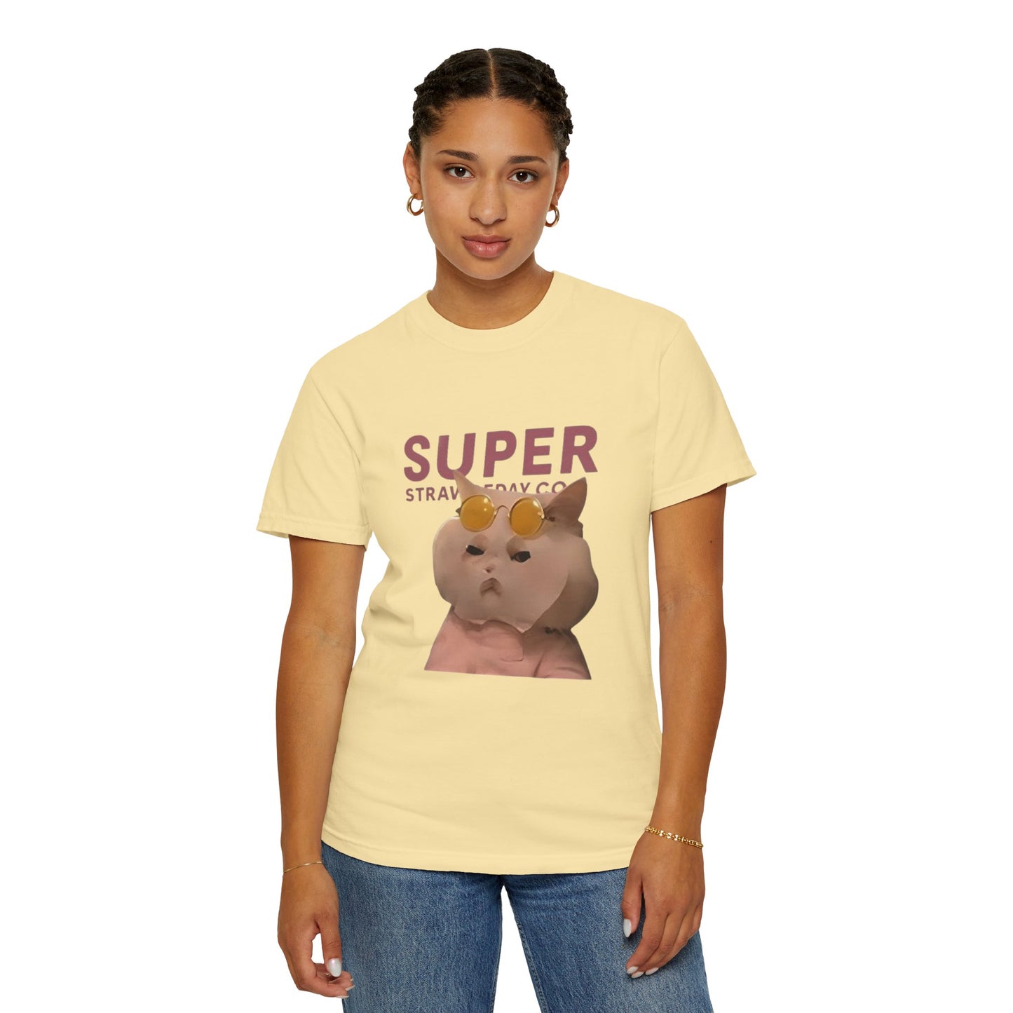 Cartoon Funny Meow Unisex T-Shirt