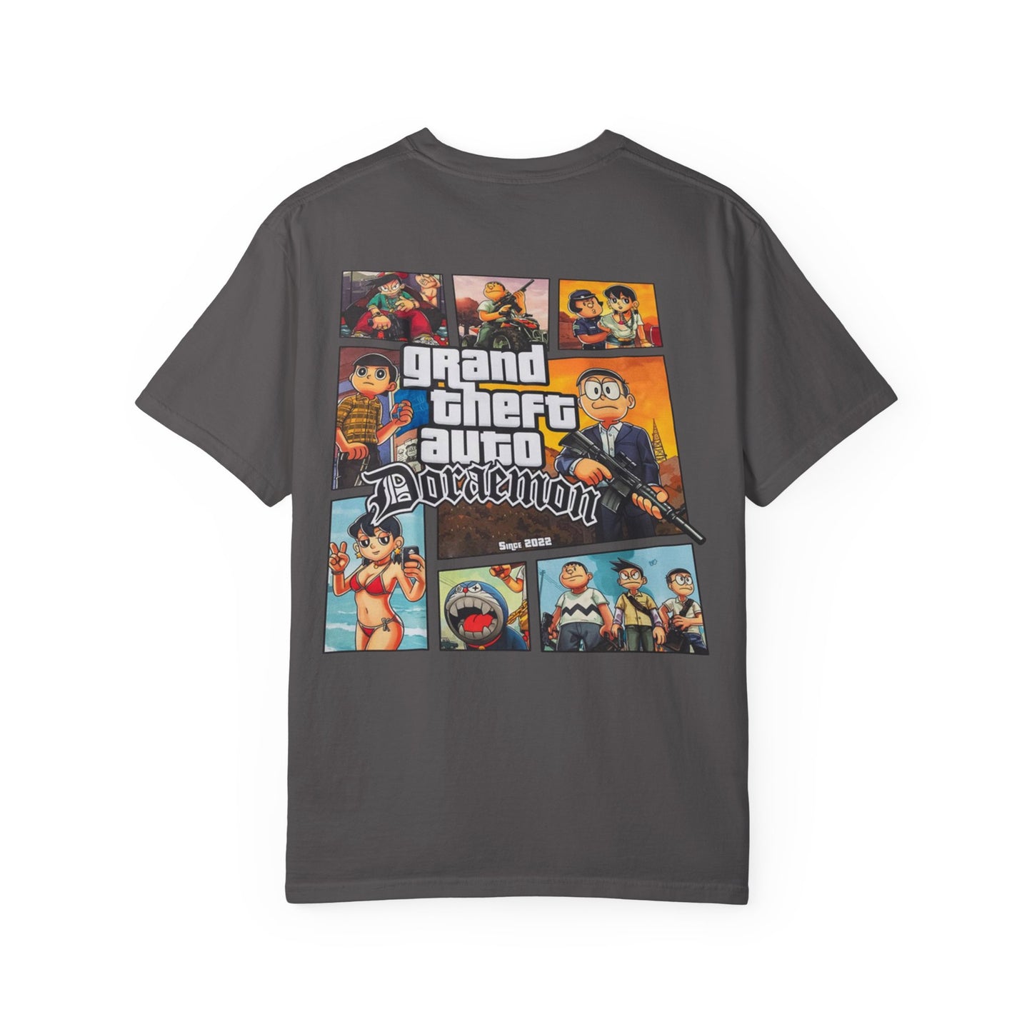 Cartoon GTA & Doraemon Unisex T-Shirt