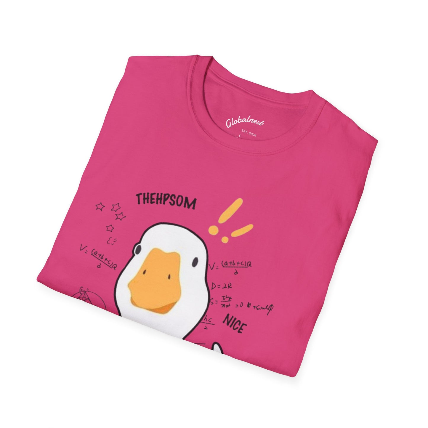 Cartoon Quirky Goose Unisex T-Shirt
