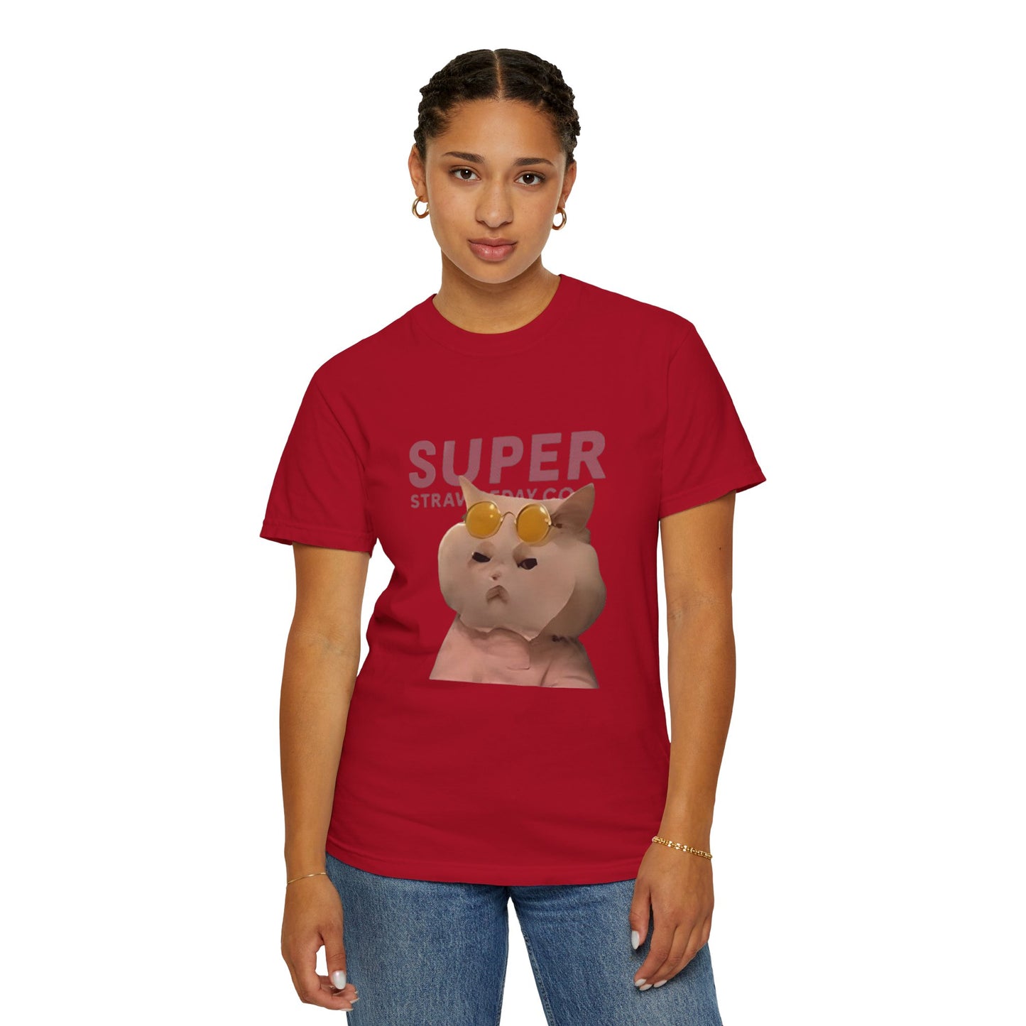 Cartoon Funny Meow Unisex T-Shirt