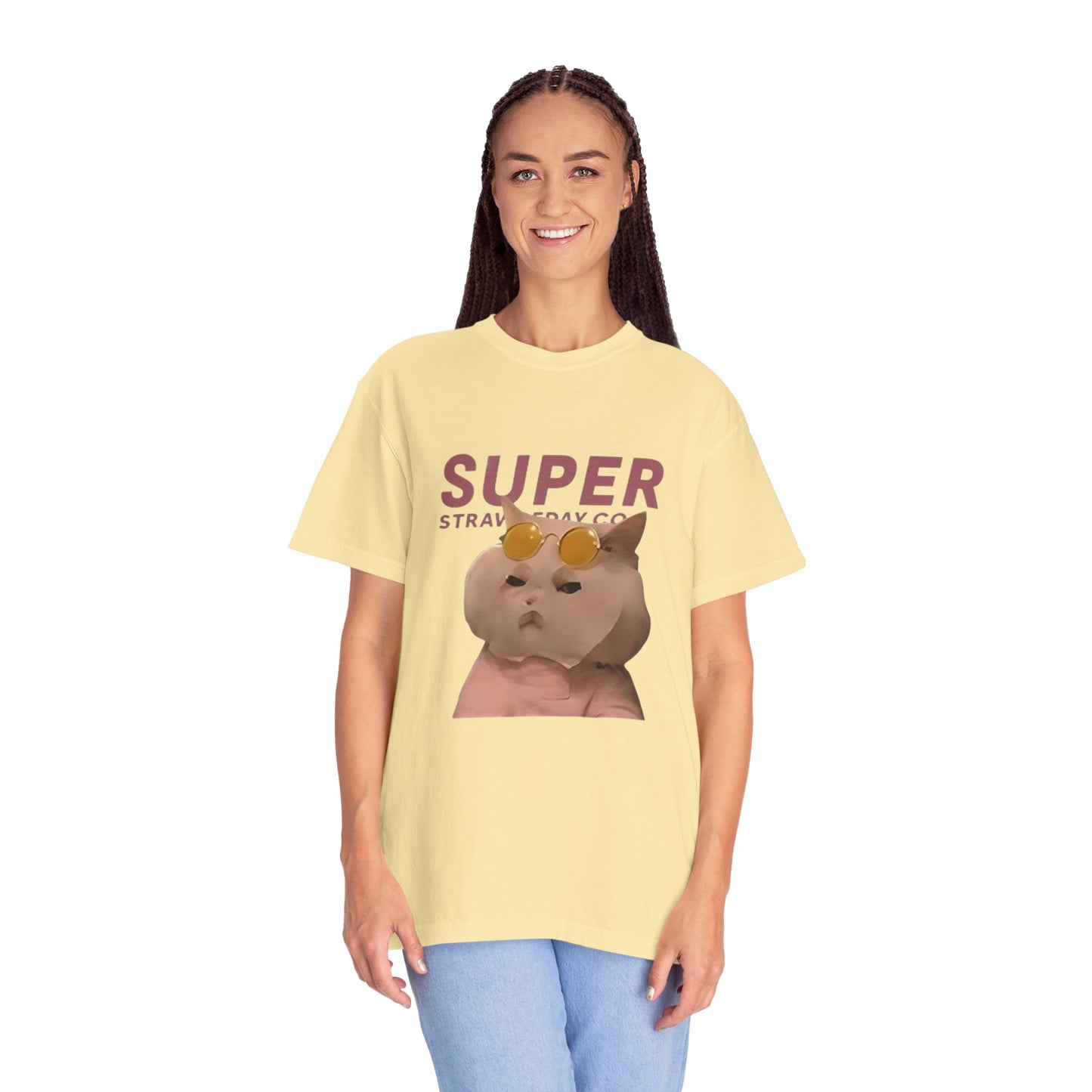 Cartoon Funny Meow Unisex T-Shirt