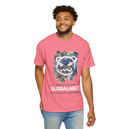 Cartoon Motivational Graphic T-shirt