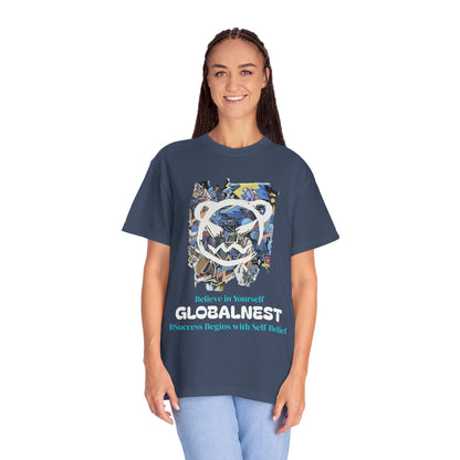 Cartoon Motivational Graphic T-shirt