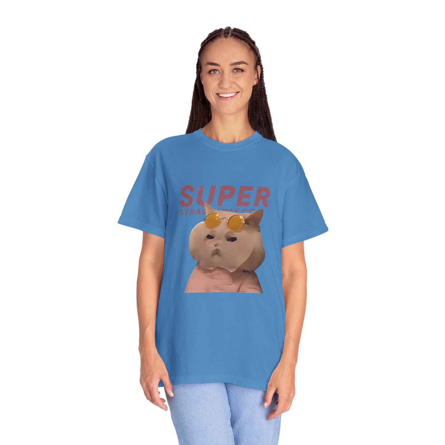 Cartoon Funny Meow Unisex T-Shirt