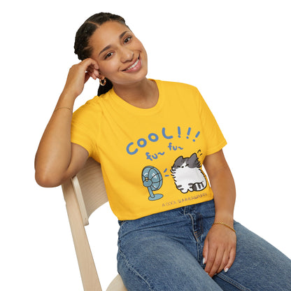 Cartoon Cool Cat Unisex T-Shirt