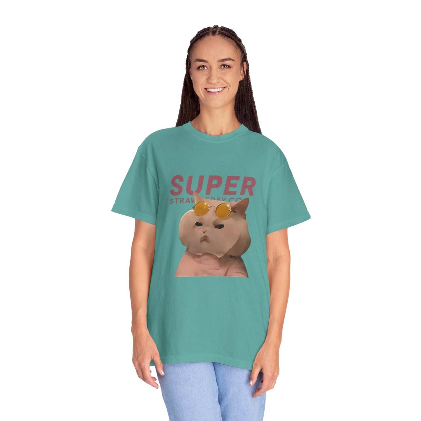 Cartoon Funny Meow Unisex T-Shirt