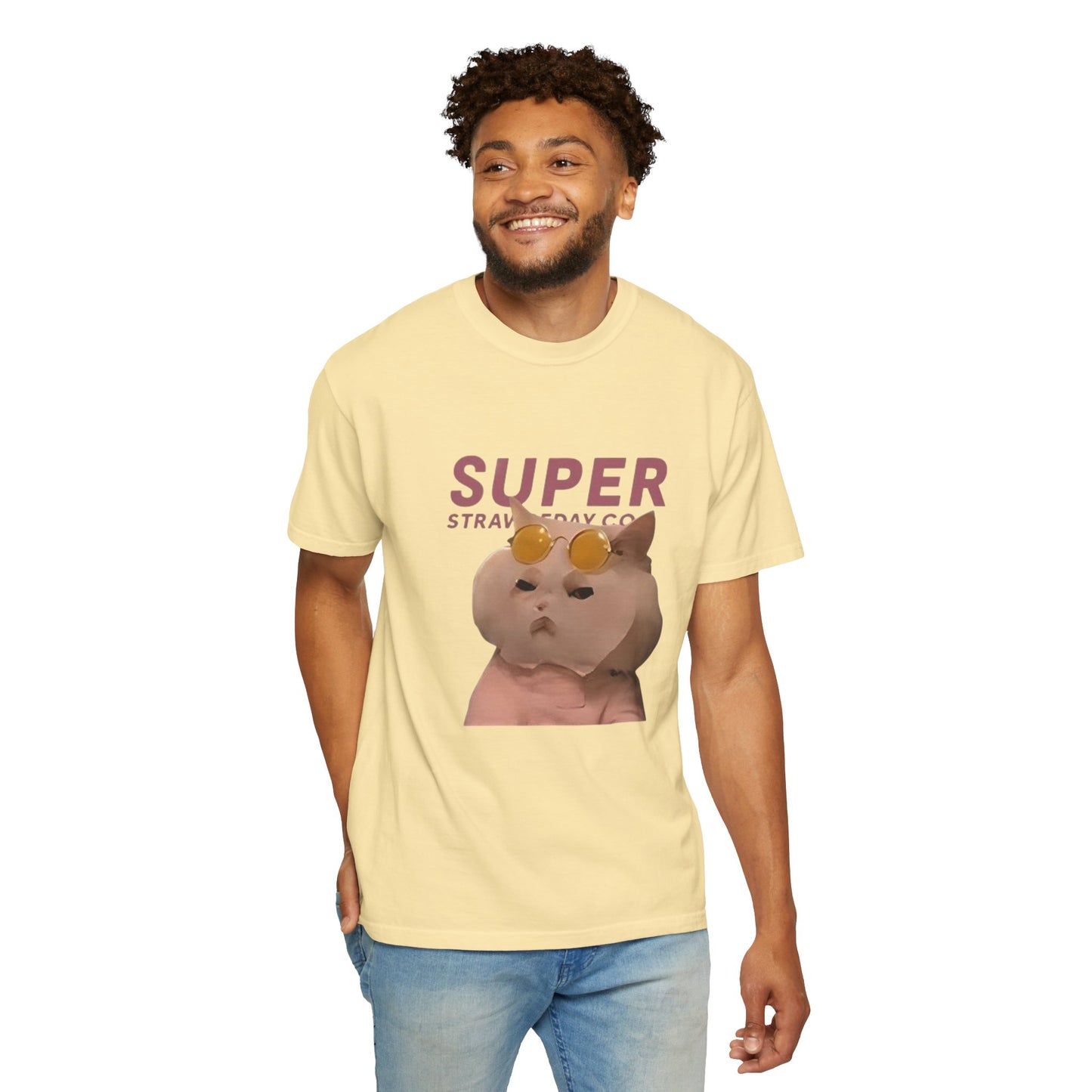 Cartoon Funny Meow Unisex T-Shirt