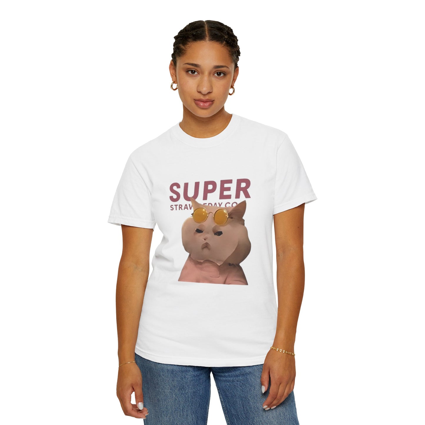 Cartoon Funny Meow Unisex T-Shirt