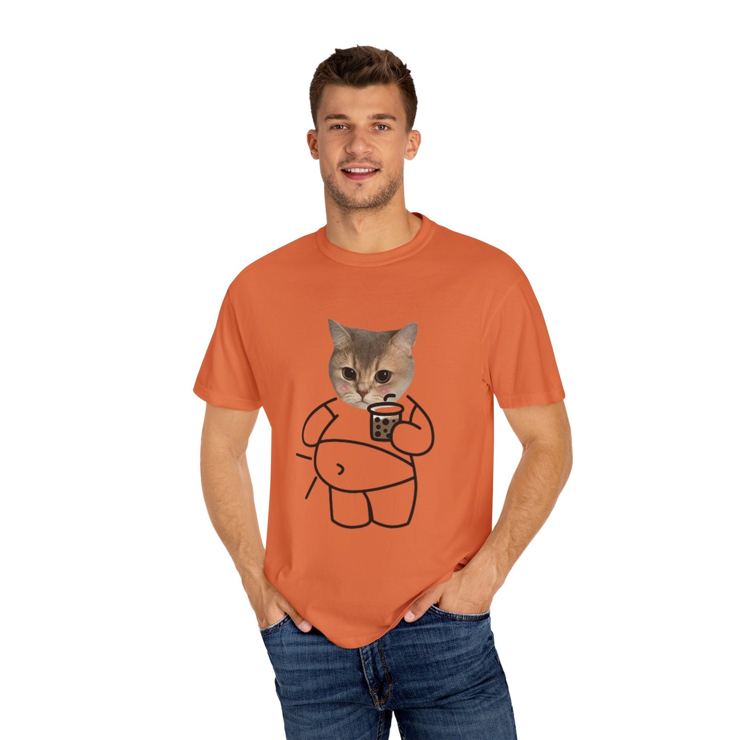 Cartoon Cute Cat Unisex T-Shirt