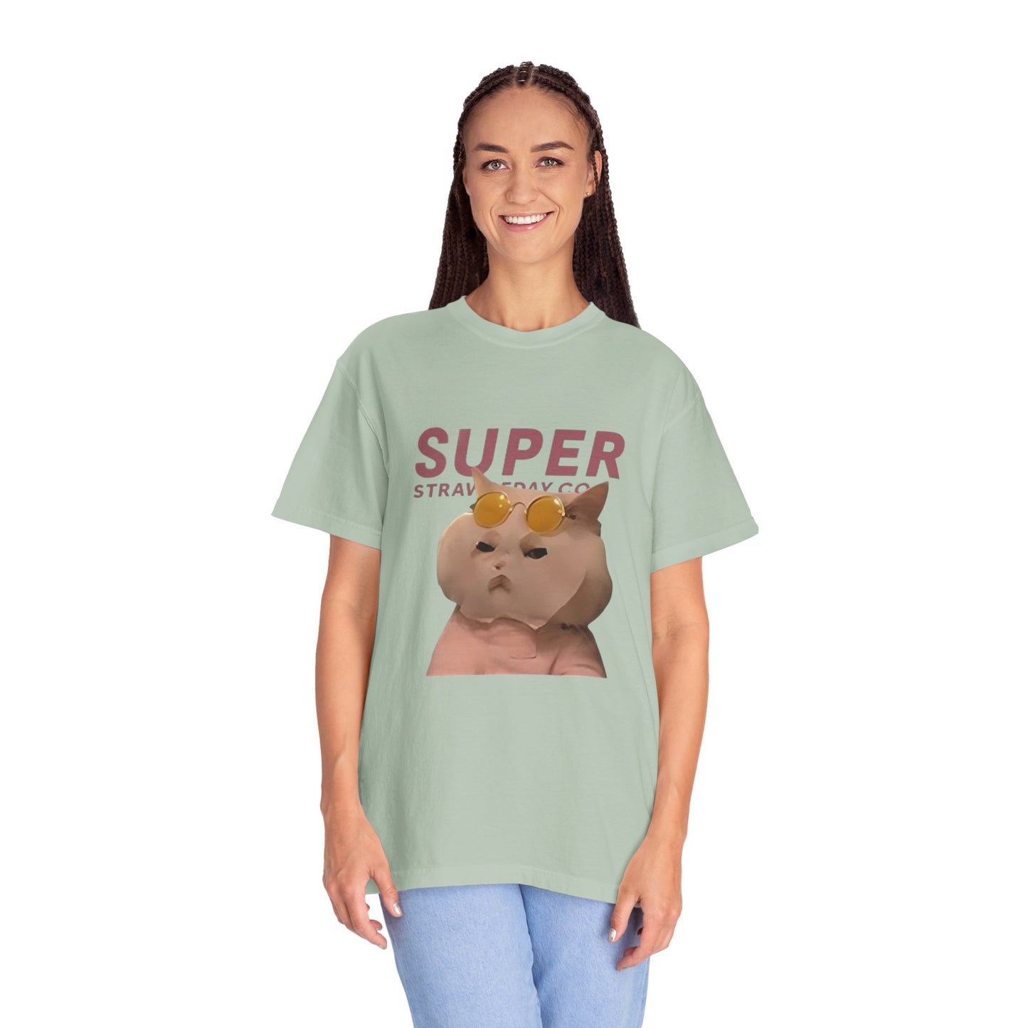 Cartoon Funny Meow Unisex T-Shirt
