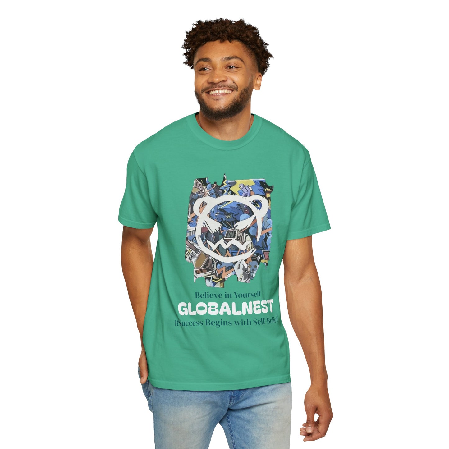 Cartoon Motivational Graphic T-shirt
