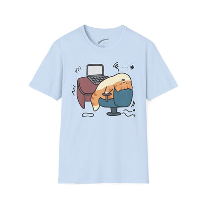 Cartoon Cozy Cat Unisex T-Shirt